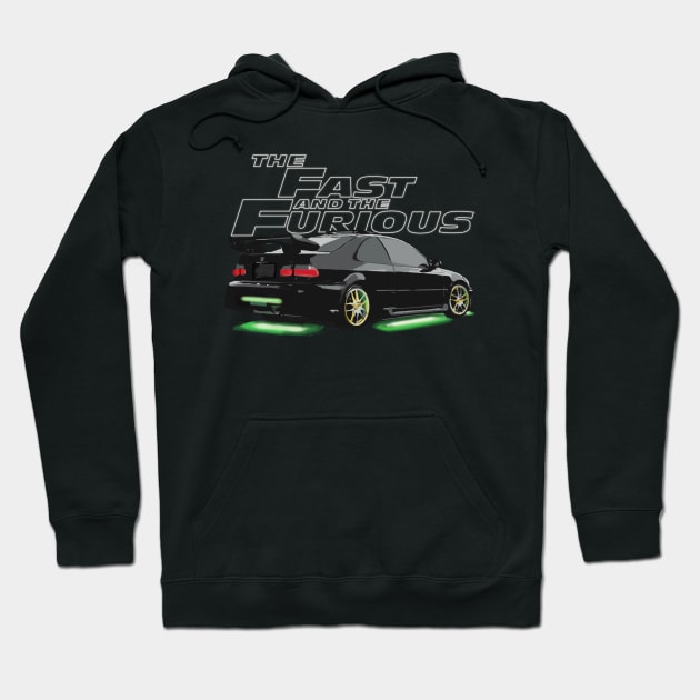 FAST CIVIC Hoodie by cowtown_cowboy